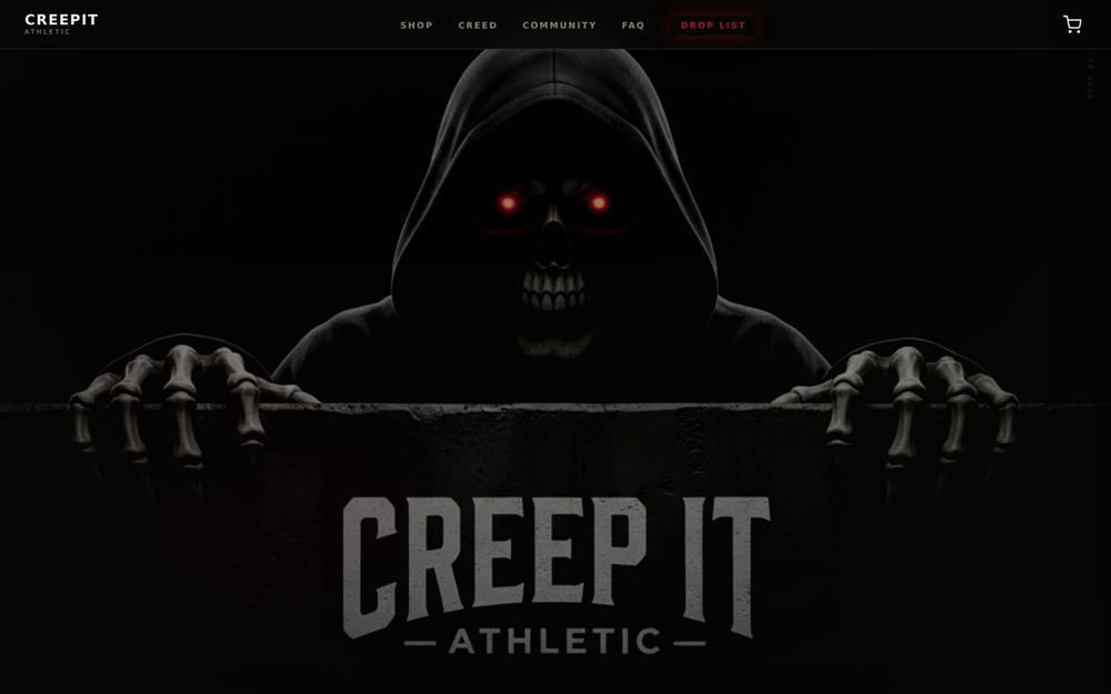 Creep It Athletic website