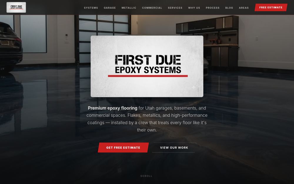 First Due Epoxy website