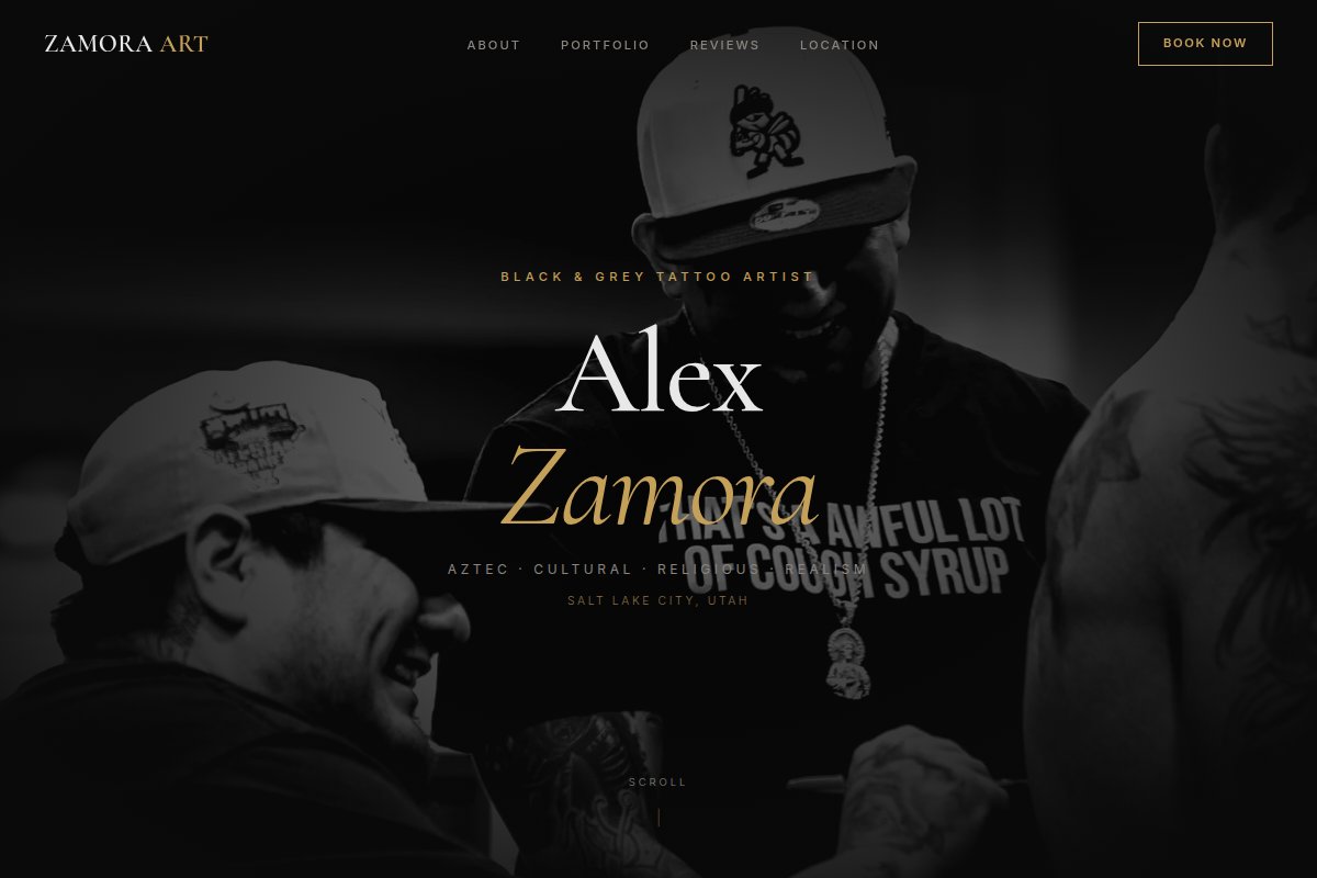 Zamora Art Website