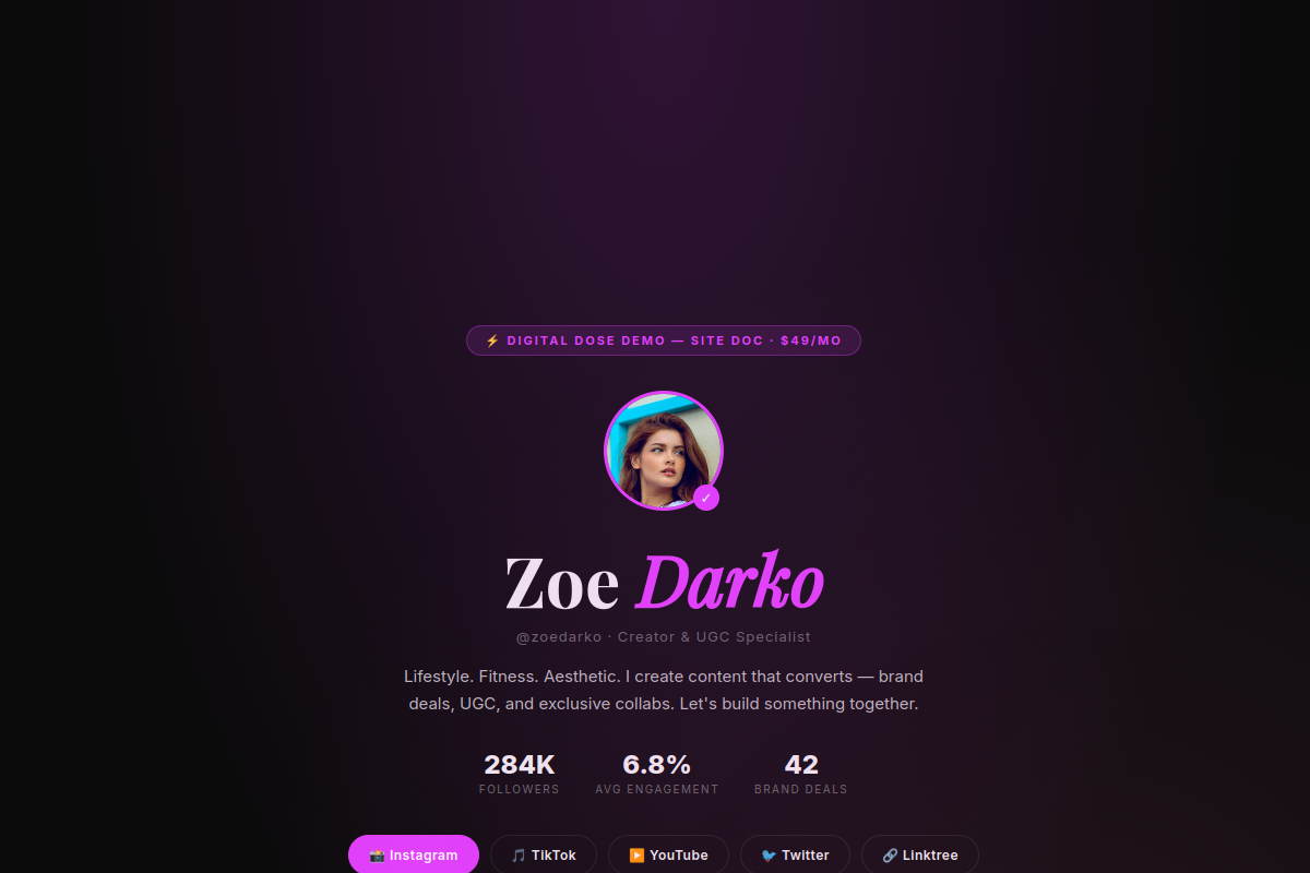 Zoe Darko website
